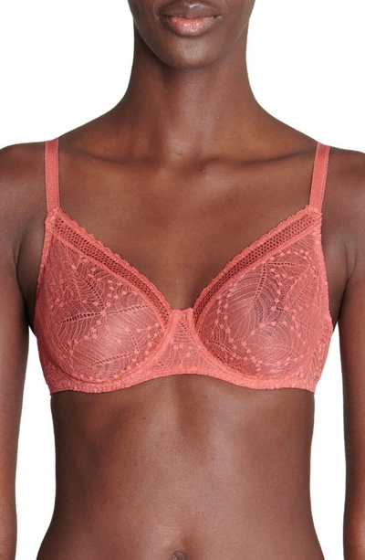 Simone Perele Comete Underwire Bra In Texas Pink