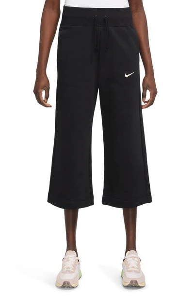 NIKE SPORTSWEAR PHOENIX HIGH WAIST FLEECE CROP SWEATPANTS