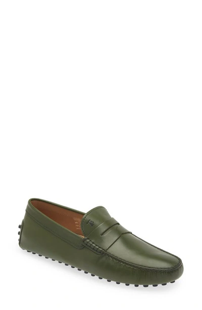 Tod's Gommino Loafer In Pesto