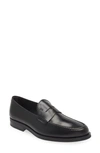 Tod's Smooth Leather Moccasin Loafers With Subtle Stitching In Nero