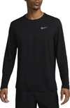 Nike Element Logo-print Dri-fit T-shirt In Black