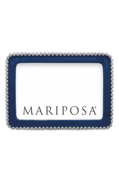 Mariposa Beaded 8 X 10 Frame In Blue