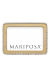Mariposa Beaded 5 X 5 Frame In Gold