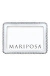 MARIPOSA BEADED SAND CAST ALUMINUM PICTURE FRAME