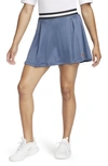 Nike Court Dri-fit Heritage Tennis Skirt In Blue