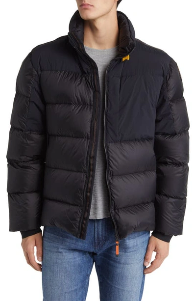 Parajumpers Gover - Short Down Jacket In Black