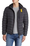 Parajumpers Black Down Ugo Lightweight Jacket In Black