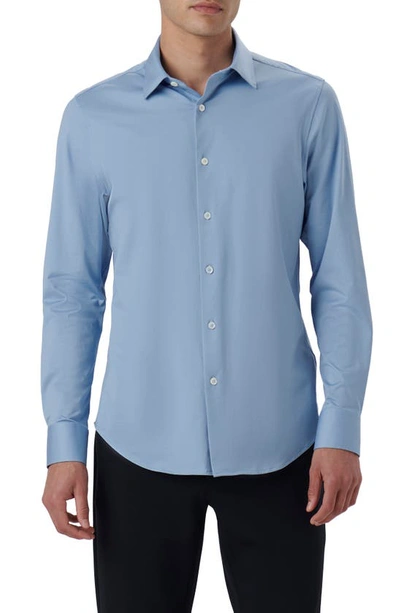 Bugatchi James Ooohcotton® Button-up Shirt In Air Blue