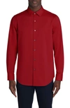 Bugatchi James Ooohcotton® Button-up Shirt In Red