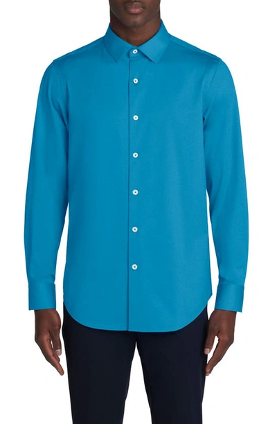 Bugatchi James Ooohcotton® Button-up Shirt In Teal