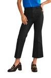 Boden Chelsea Stretch Crop Flare Pants In Black