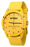 Spgbk Watches Unisex Greatest Yellow Silicone Strap Watch 44mm