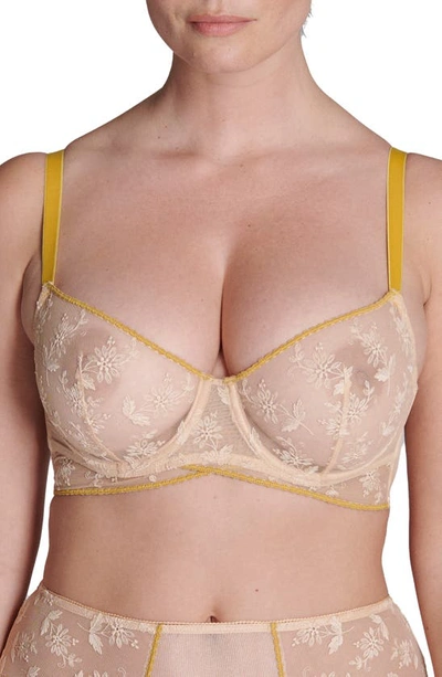 Simone Perele Adele Underwire Demi Bra In Ginger Pink