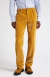 DRAKE'S PLEATED CORDUROY TROUSERS
