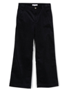 Chloé Wide-leg Corduroy Trousers In Blue
