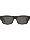 Gucci Men's Rectangular Sunglasses In Schwarz