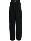 MOSCHINO HIGH-WAISTED CARGO TROUSERS