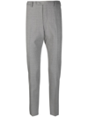 Pt Torino Man Pants Dark Brown Size 32 Virgin Wool In Gray
