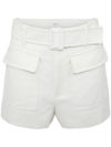A.L.C OAKLAND TEXTURED BELTED SHORTS
