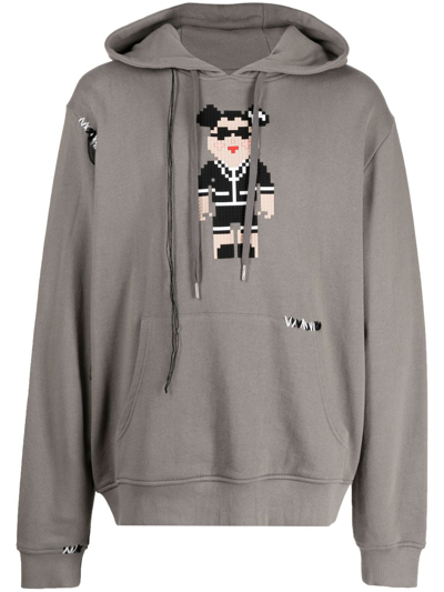 Mostly Heard Rarely Seen 8-bit Hoodie Mit Grafischem Print In Grey