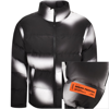Heron Preston Black & White Ex-ray Jacket In Black