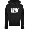 Heron Preston Logo-print Drawstring Hoodie In Black