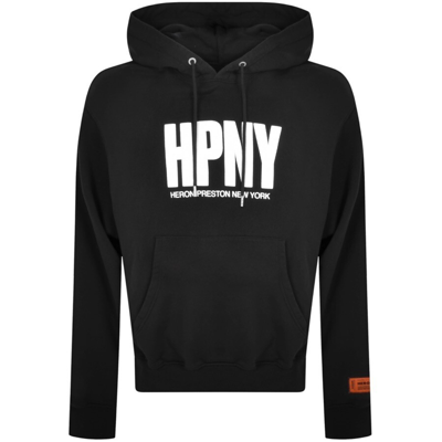 HERON PRESTON HERON PRESTON HPNY LOGO HOODIE BLACK
