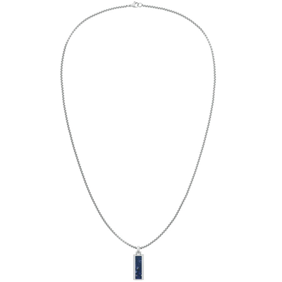 Tommy Hilfiger Semi Precious Necklace Silver