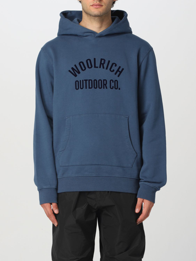 Woolrich Sweatshirt  Men Color Blue