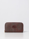 ETRO WALLET IN COATED COTTON WITH EMBROIDERED LOGO,E57977014