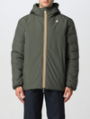 K-way K Way Giubbino Le Vrai 4.0 Claude Blue Royal Marine In Green