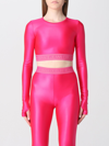 Versace Jeans Couture Top  Woman In Fuchsia