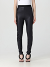 Versace Jeans Couture Leggings With Logoed Band In Black