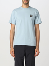 Stone Island T-shirt  Men In Gnawed Blue