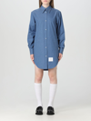 Thom Browne Chemisier Dress In Blue