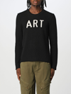 Zadig & Voltaire Kennedy Intarsia-slogan Wool Jumper In Black