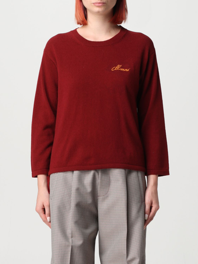 Marni Roundneck Sweater In Red