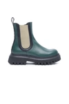 MARNI CHELSEA BOOTS WITH COLORED ELASTIC BANDS