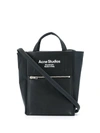 Acne Studios Paper Nylon Tote Bag In Black