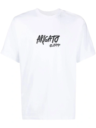 Axel Arigato Logo-print Short-sleeve T-shirt In White