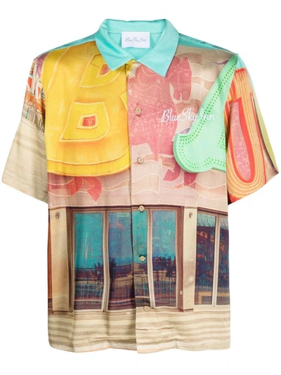 Blue Sky Inn Printed Short-sleeve Shirt In Multicolour