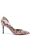 Just Cavalli Leopard-print Pumps In Pink