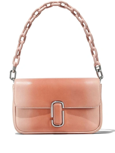 Marc Jacobs The J Marc Leather Shoulder Bag In Pink