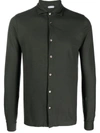 Zanone Regular-fit Cotton Shirt In Green