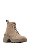 Sorel Hi-line Lace-up Boot In Omega Taupe/ Wet Sand