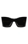 Saint Laurent Blaze Acetate Cat-eye Sunglasses In Black
