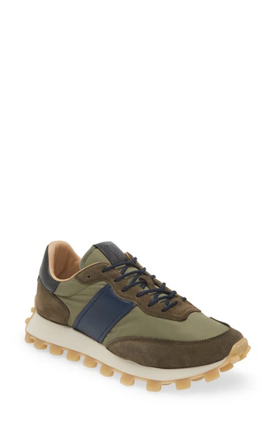 Tod's 1t Mixed Media Sneaker In Ardesia
