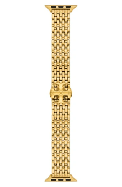Tory Burch Eleanor Bracelet For Apple Watch In Yellow Gold