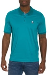 ROBERT GRAHAM ARCHIE 2 SKULL APPLIQUÉ POLO