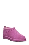 Bearpaw Shorty Womens Suede Ankle Ankle Boots In Orchid